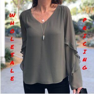 Wholesale Bundle $12 X 2 Tops -  INSPIRATION Tiered Top